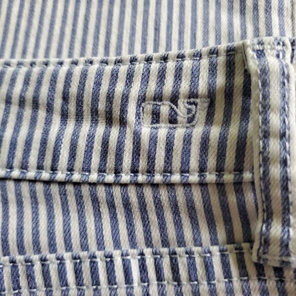 Vineyard Vines Cotton Blend High Rise Kick Flare Jeans Size 32 - Picture 4 of 10